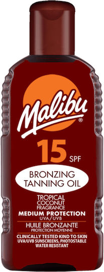 Malibu Σετ με After Sun & Λάδι Μαυρίσματος SPF15 2τμχ