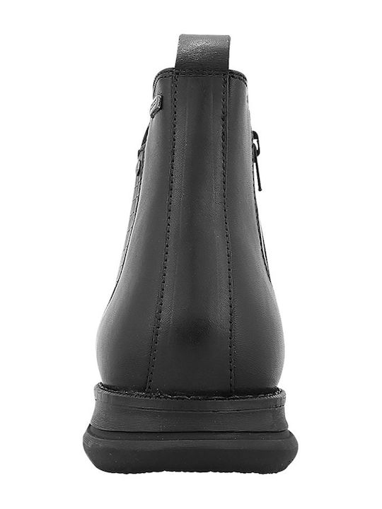 Leather Black Men's Boots