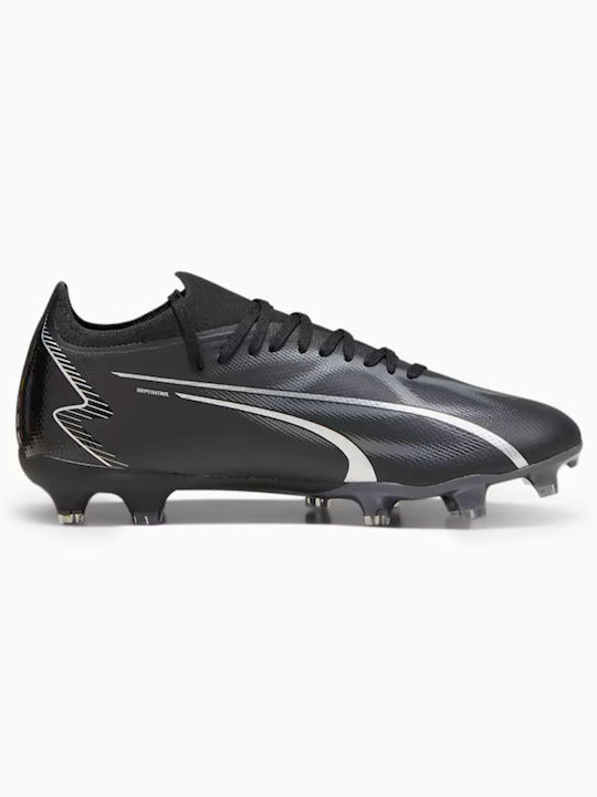 Puma Ultra Match FG/AG Low Football Shoes with Cleats Black