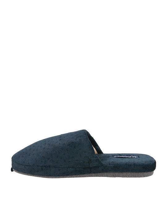 Papuci bărbați iarna Blue