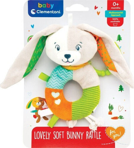 Baby Clementoni Rassel Weiches Kaninchen für 3++ Monate