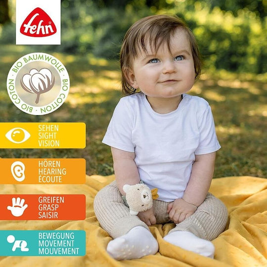 Fehn Rassel / Armband Bärchen für 0++ Monate