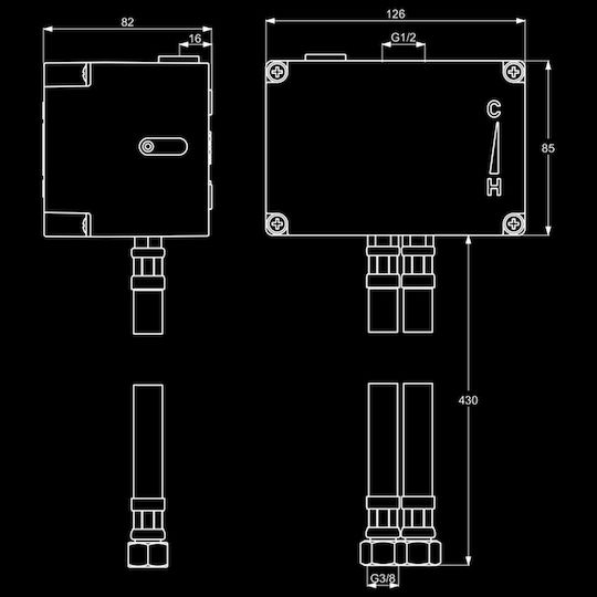 Ideal Standard Μηχανισμός Μπαταρίας A3813NU