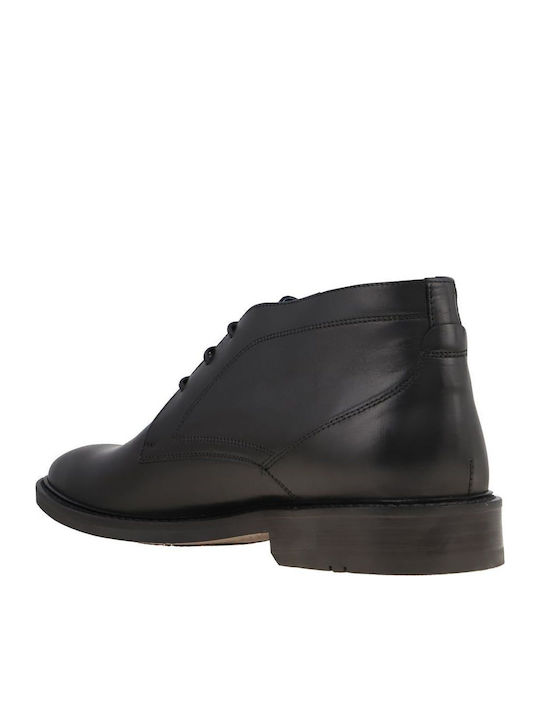 Henry Leather Black Men's Boots