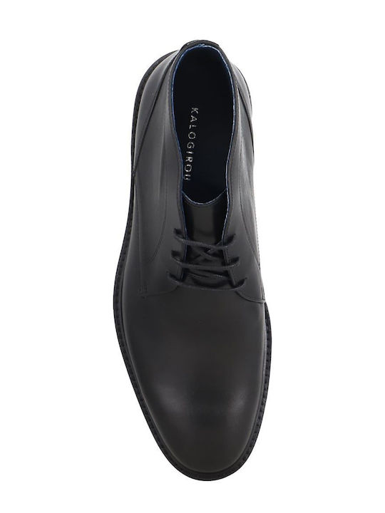 Henry Leather Black Men's Boots