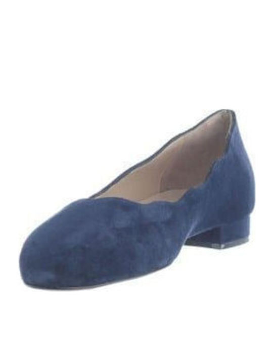 Leder Damen Ballerinas Blaue