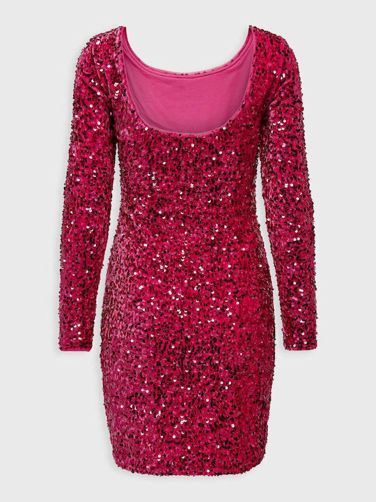 Only Mini Dress Fuchsia