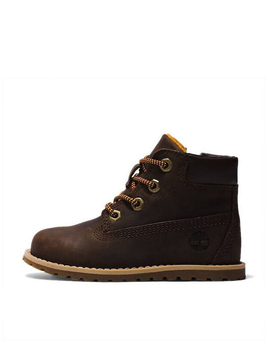 Timberland Pokey Παιδικά Μποτάκια Καφέ