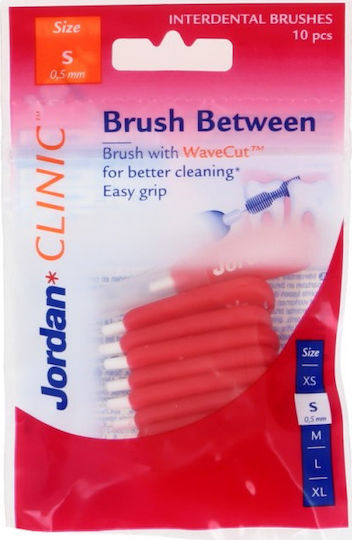 Jordan Clinic Interdental Interdental Brushes 0.5mm Red 10pcs