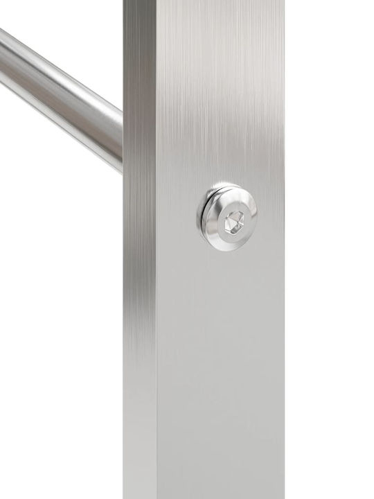 vidaXL Brennholz Inox Regal Holzlagerung 50x28x56cm