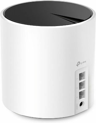 TP-LINK Deco X55 v1 WiFi-Mesh-Netzwerk Zugriffspunkt Wi-Fi 6 Dualband (2,4 & 5 GHz) in Dreifach-KIt Weiß