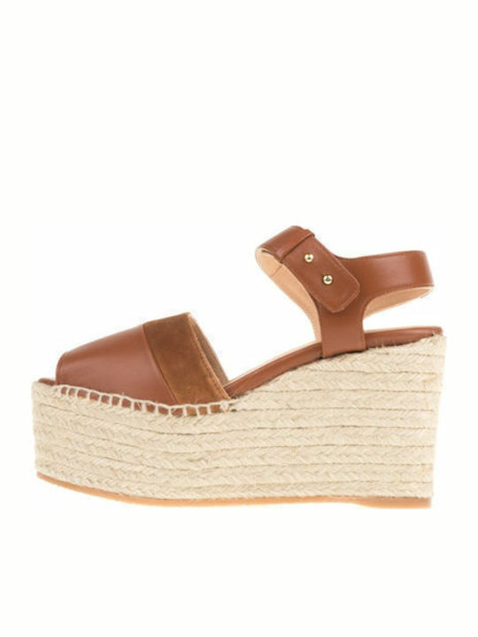 Women's Platform Shoes Tabac Brown
