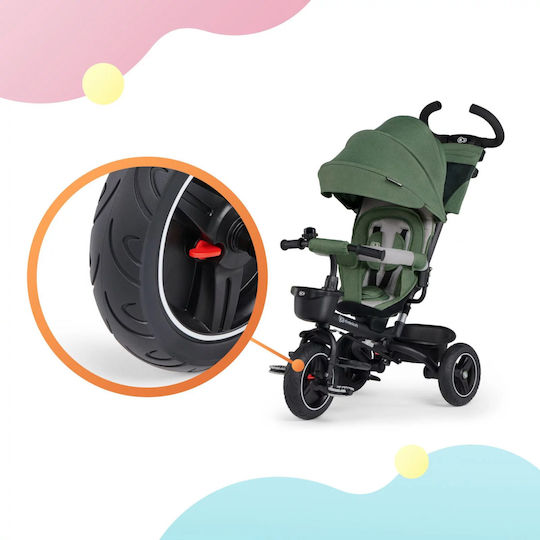 Kinderkraft Spinstep Pliabil Și Triciclete Pentru Copii 5 În 1 Pentru 9 Luni Roz