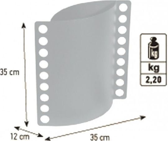 Viometal 500 Set de unelte pentru șemineu cu găleată Argintiu