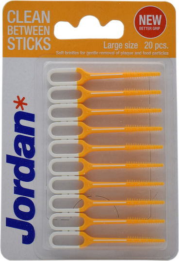 Jordan Clean Between Interdental Brushes Large Orange 20pcs