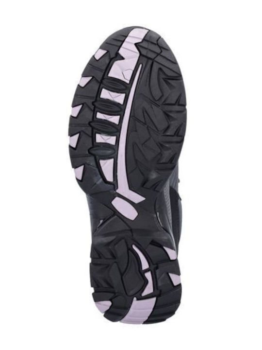 Leder Stiefeletten Damen Schwarz