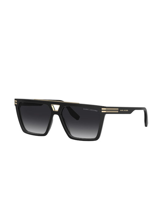 Marc Jacobs Women's Sunglasses with Black Frame and Black Gradient Lens MARC 717/S 807/9O