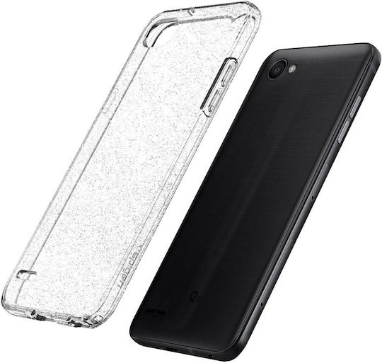 Spigen Liquid Crystal Glitter Back Cover Σιλικόνης Μπεζ (LG Q6)