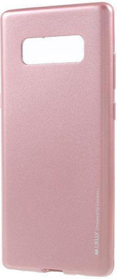 Mercury iJelly Silicone Back Cover Rose Gold (Galaxy Note 8)