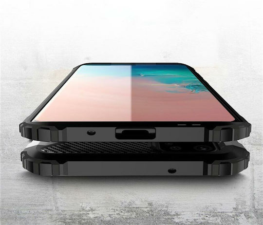 Hurtel Tough Armor Umschlag Rückseite Kunststoff Schwarz (Galaxy S20 Ultra)