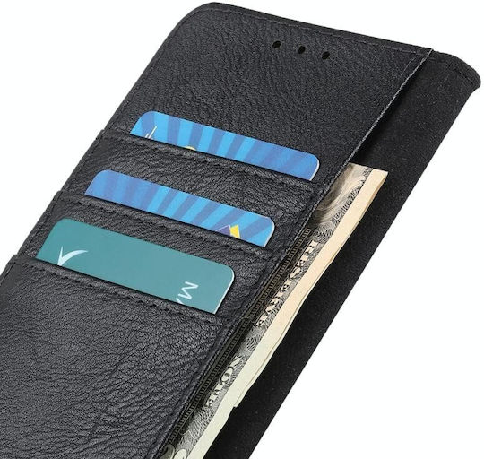 Neo Brieftasche Leder Schwarz (Motorola Edge 40)