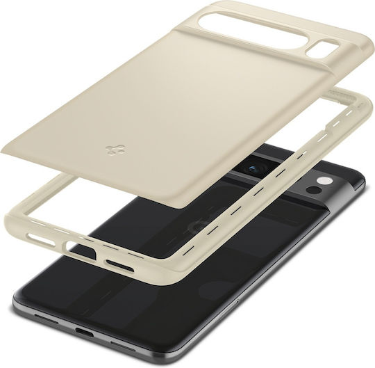 Spigen Thin Fit Back Cover Durable Beige (Google Pixel 8 Pro)