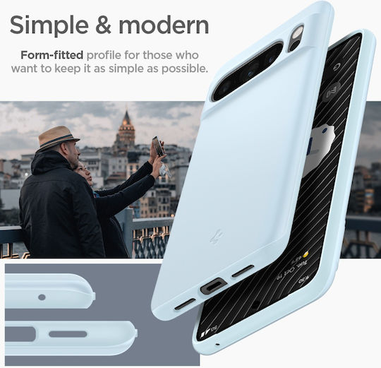 Spigen Thin Fit Back Cover Silicone Blue (Google Pixel 8 Pro)