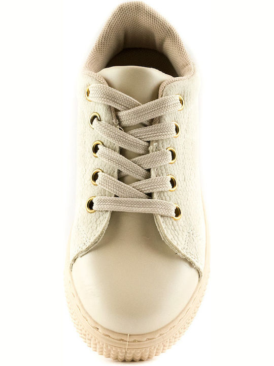 Παιδικά Sneakers Μπεζ