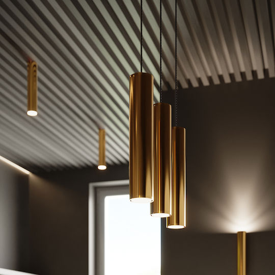 Sollux Lumină de exterior montată pe perete GU10 IP20 9x6.5x30.5εκ.