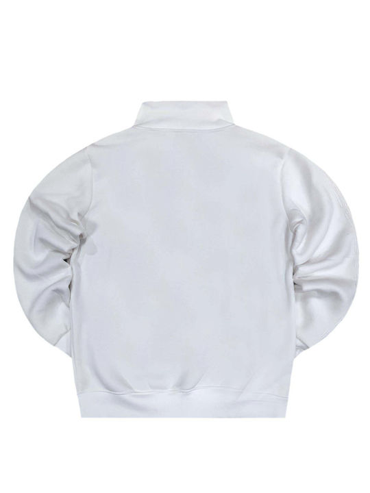 Magic Bee Men's Sweatshirt Jacket White.