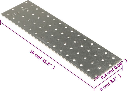 vidaXL 2 mm Unterstützung 20Stück