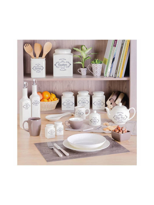 Excelsa Parisienne Κούπα από Πορσελάνη Κόκκινη 325ml