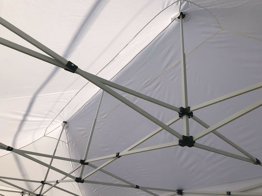 Epiplo-Fos Κάλυμμα για Κιόσκι Λευκό με Επίστρωση PVC 3.4x6m
