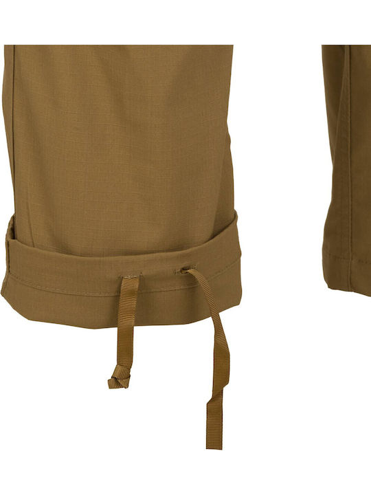 Elastische Khaki Herrenhose
