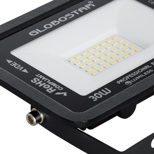 GloboStar Atlas Waterproof LED Floodlight 30W Natural White 4500K IP67