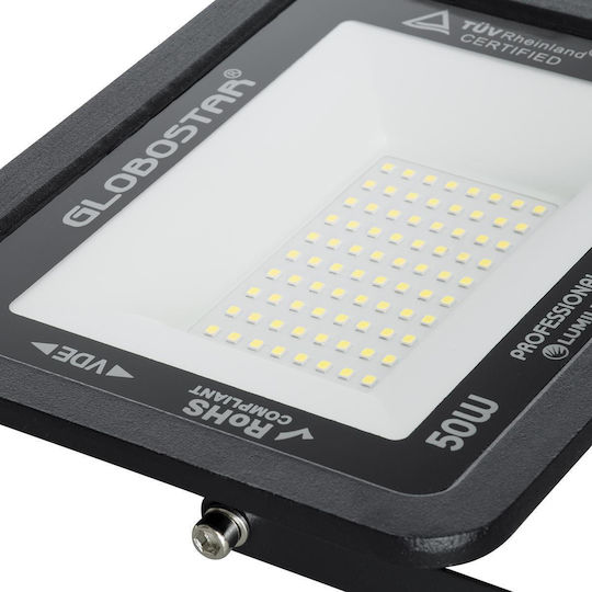 GloboStar Atlas Waterproof LED Floodlight 50W Cold White 6000K IP67