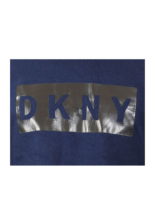 DKNY Men's Long Sleeve Sweater Blue