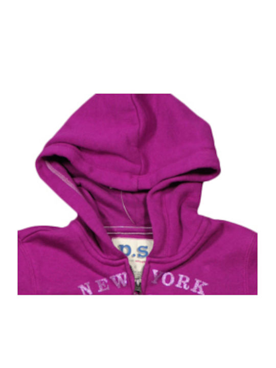 Aeropostale Kinder-Strickjacke Lila