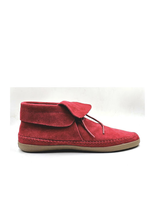 Vans Suede Women's Ankle Boots Red