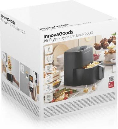 InnovaGoods Fryinn Lite 2000 Friteuză cu aer 2lt Negru