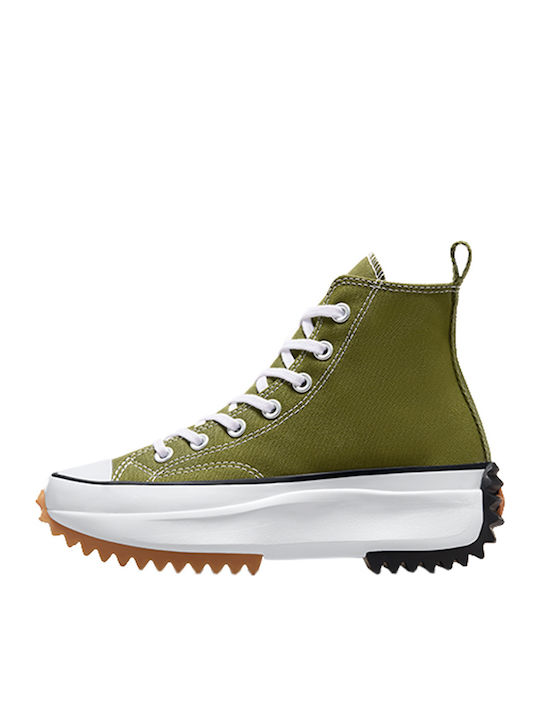 Run Star Hike Flatforms Boots Grassy / White / Black