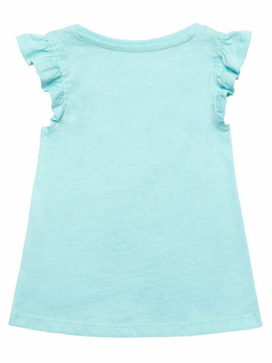 Minoti Kids Blouse Short Sleeve Light Blue