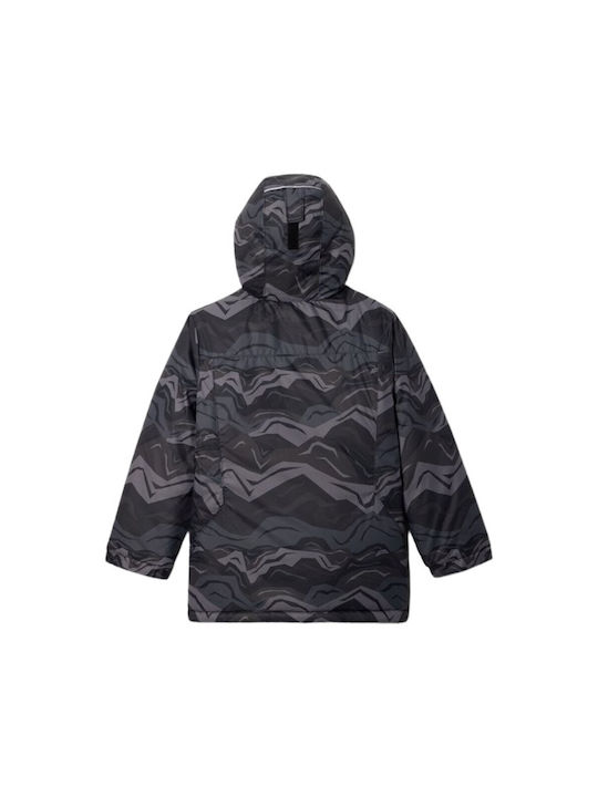 Columbia Kinderjacke mit Kapuze Μαύρο Alpine Free Fall Ii