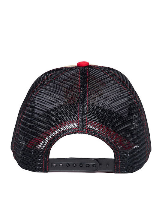 Jockey mit Netz Rot
