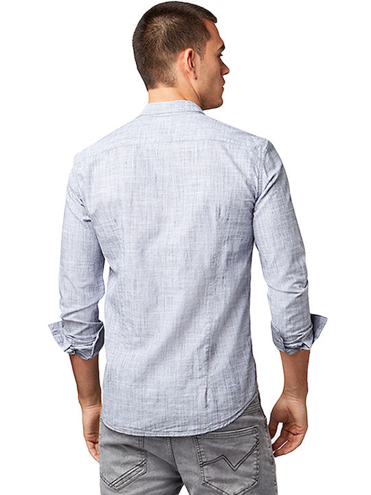 Tom Tailor Men's Shirt Long Sleeve Cotton Denim.