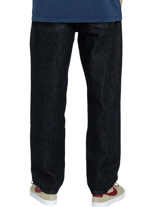 Men's Jeans Pants with Relaxed Fit WAA/WASHED BLACK