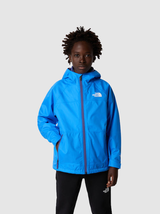 Vortex Triclimate Kids Sports Short Jacket with Hood Optic Blue
