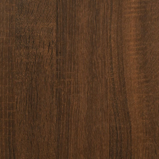 Κονσόλα από Ξύλο & Μέταλλο Καφέ Δρυς Μ75xΠ22.5xΥ75εκ.