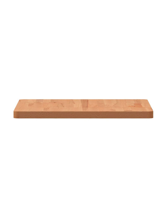 vidaXL Триъгълна Повърхност на масата Масивно дърво в Кафяв Цвят 50x50x2.5см 355973 1бр