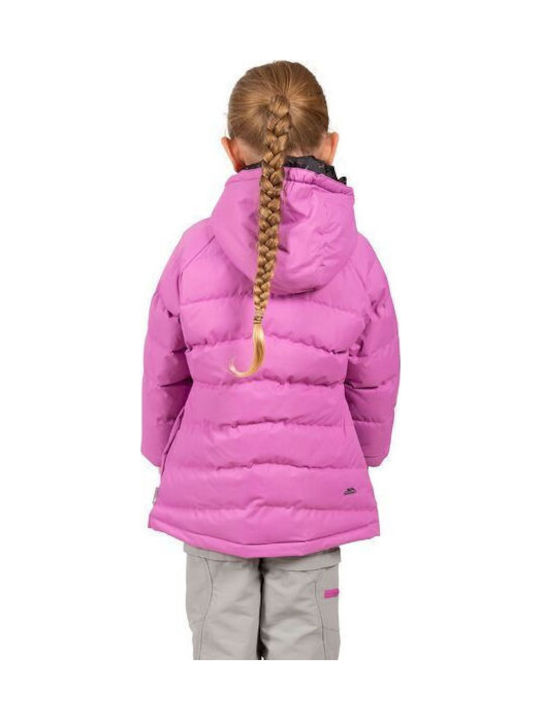 Παιδικό Casual Μπουφάν με Κουκούλα Deep Pink Amira